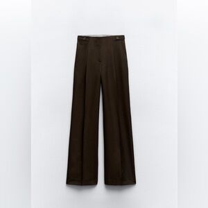NWT Zara side step wide leg pants